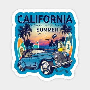 Superluxe California summer T Shirt Best gift for vacation Magnet