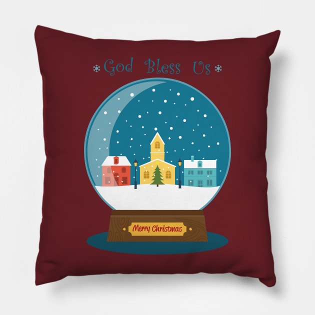 Christmas Pillow by Flowerart1232