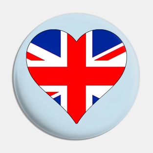 I Love Great Britain Pin