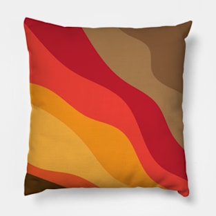 Fiery sunset Pillow