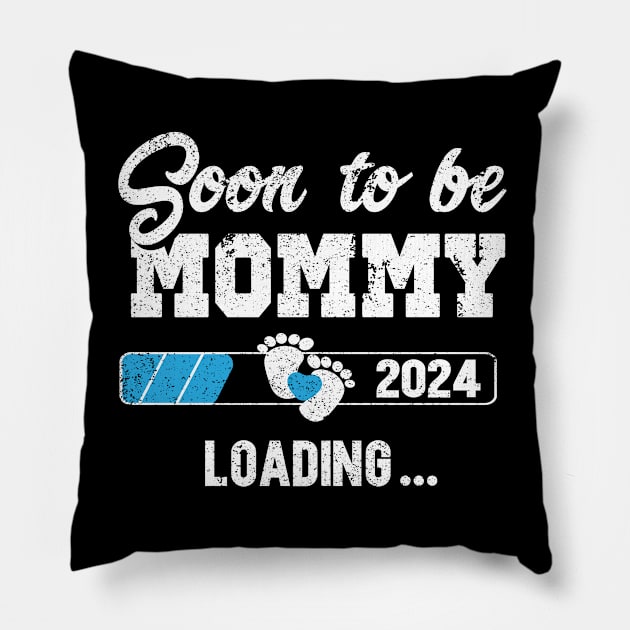 Soon to be mom, mommy, mother 2024 Pillow by SecuraArt
