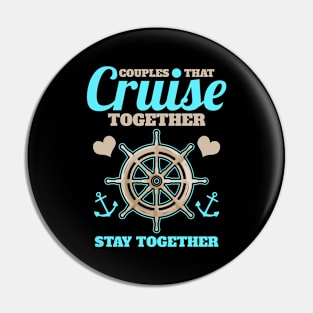 Cruising Friends Partner Cruise Vacation Pin