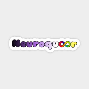 Neuroqueer nonbinary flag infinity neurodivergent autistic pride Magnet