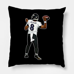 LamarJakcson #8 Pass Ready Pillow