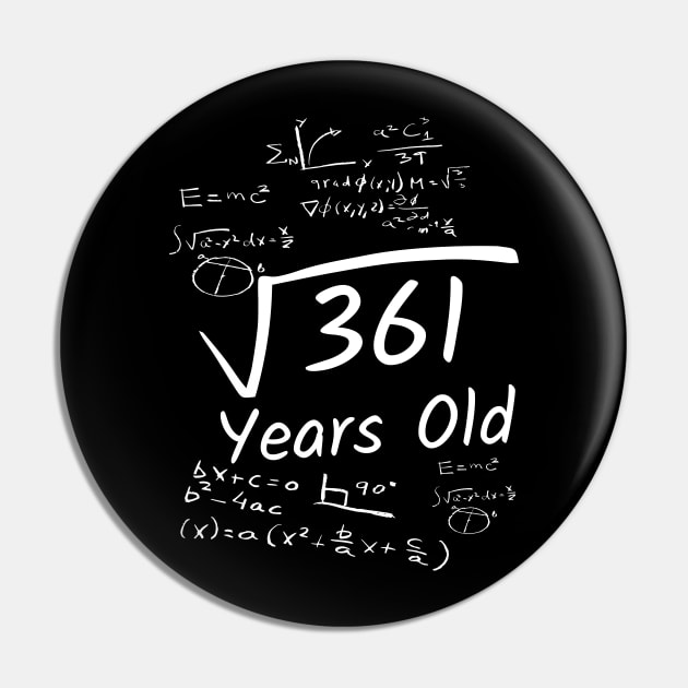 Funny Math Geek 19th Birthday, Math Lover 19 Years Old ideas T