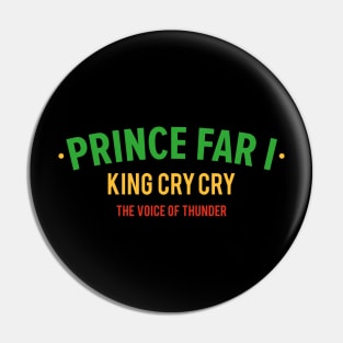 Reggae Royalty: Prince Far I - The King of Cry Cry Pin