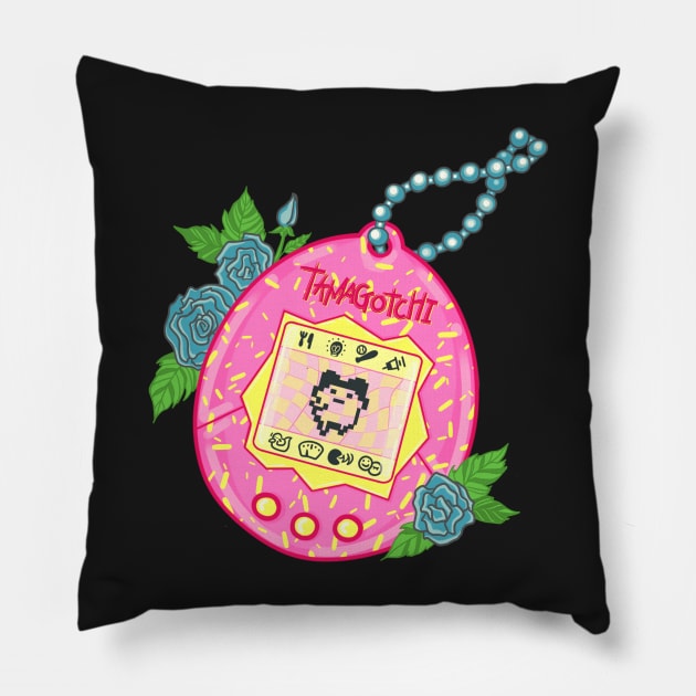 Tamagotchi Pillow by Eyeballkid-