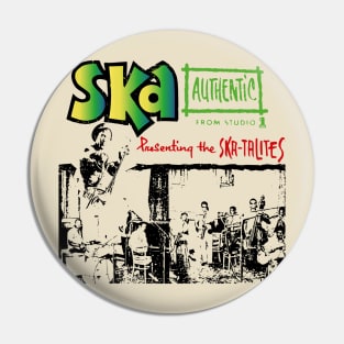 Skatalites reggae graphic Pin