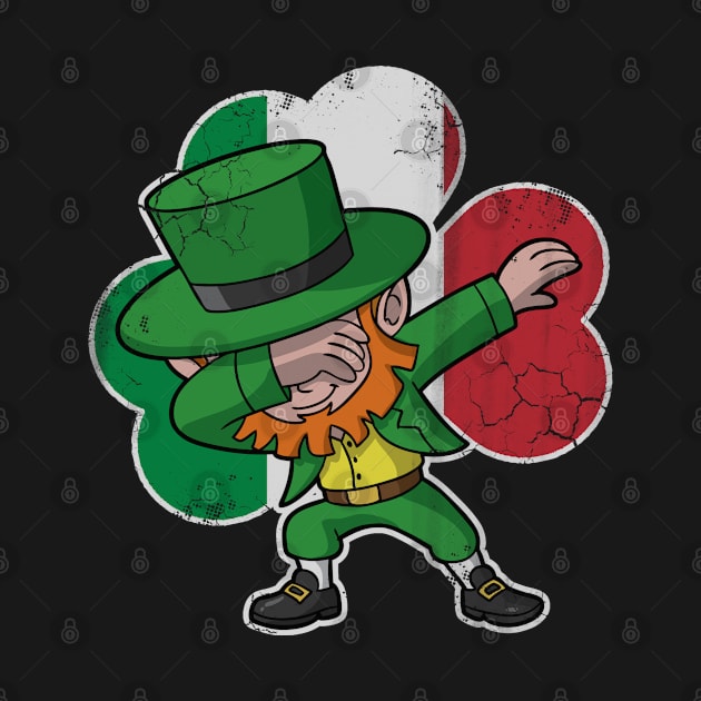 Irish Italian Dabbing Leprechaun St Patricks Day by E