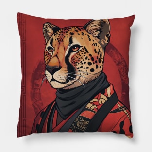 Kimono Cheetah Pillow