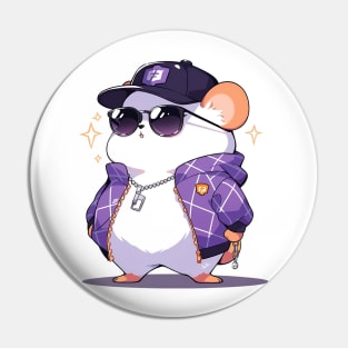 Hamster Hustle: The Tiny Gangsta Saga Pin