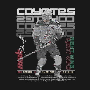 Nick Schmaltz Hockey Art Coyotes T-Shirt