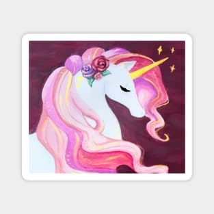 Valentines Unicorn Magnet