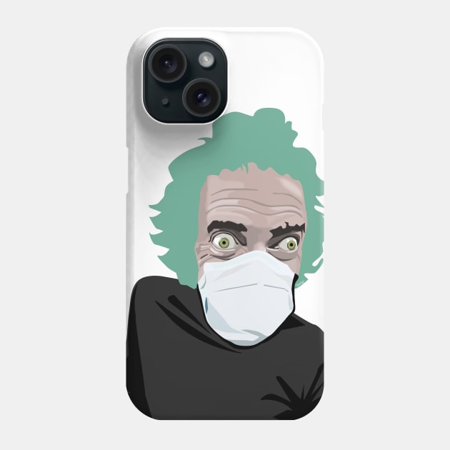 Marty with a mask Phone Case by So Red The Poppy