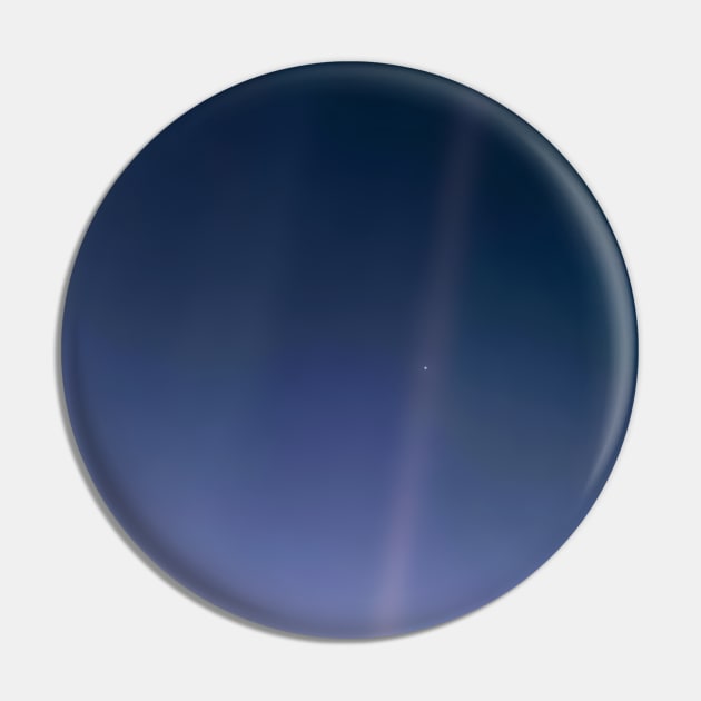 Pale Blue Dot Pin by tiokvadrat