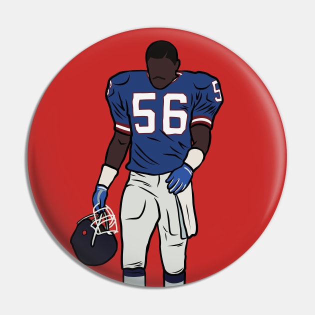 Lawrence Taylor Walk-Off Pin by rattraptees