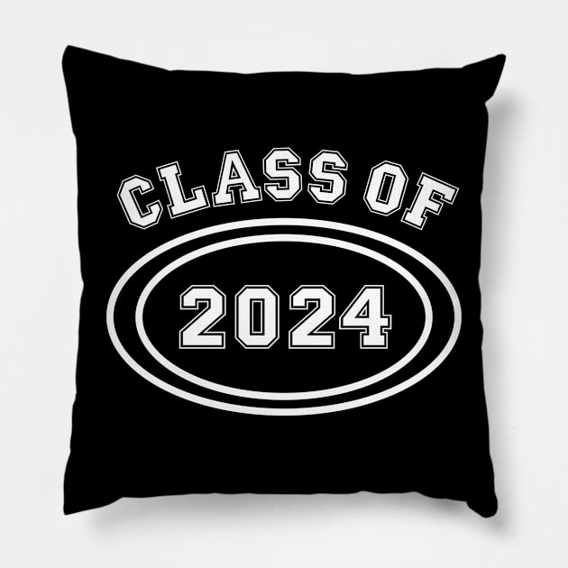 Class Of 2024 Pillow by PeppermintClover