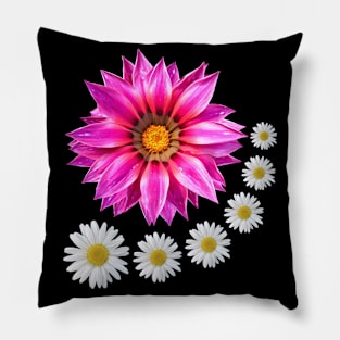 Gazania Daisies flower Daisy Gazania blossom bloom Pillow