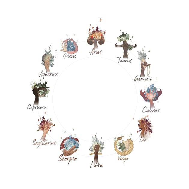 Zodiac Signs by HiPolly