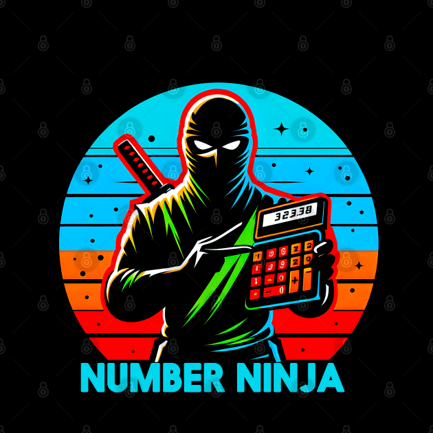 Number Ninja Funny gift for Accountant by T-shirt US