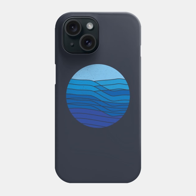 Deep Blue Sea Phone Case by Vanphirst