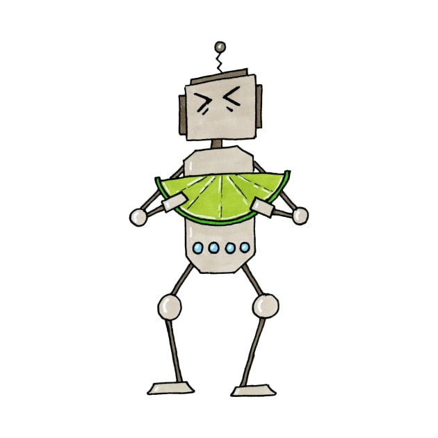 Lime Robot by CuteBotss