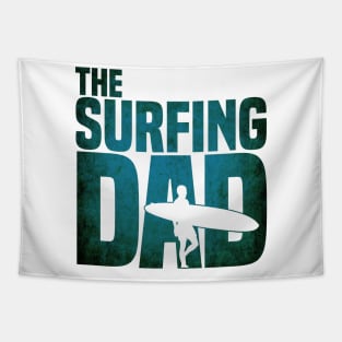 Mens Surfing Dad - Surfer Beach Fathers Day Gift T Shirt Tapestry