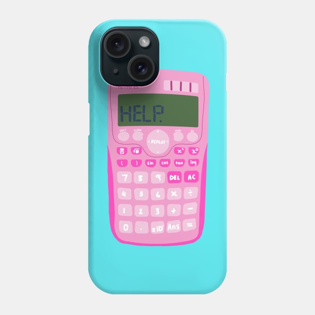 help calculator. Phone Case by good scribbles