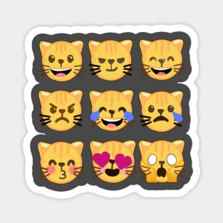 Cat moods Magnet