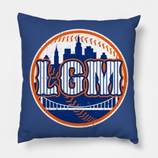 LGM - LET'S GO METS BASEBALL Pillow