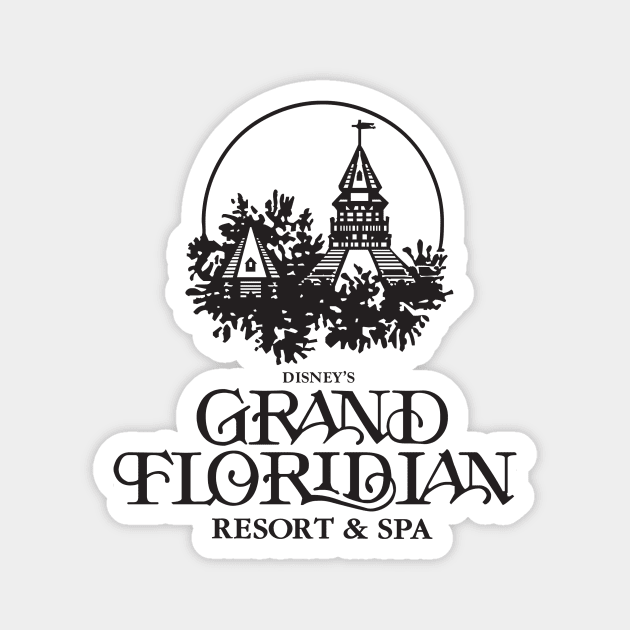 Grand Floridian Logo - 2 Magnet by Mouse Magic with John and Joie