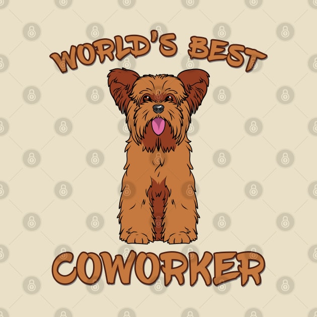 Yorkshire World's Best Coworker WFH by DeesDeesigns