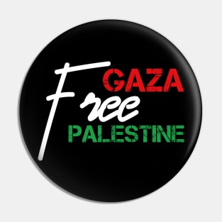 Free Gaza Free Palestine - Palestinian Lives Matter Pin