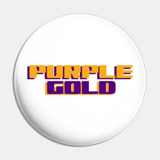 Purple and Gold Pin