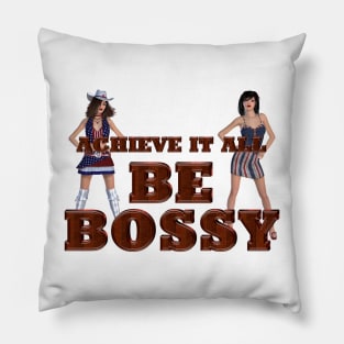 Woman Achievement Slogan Pillow