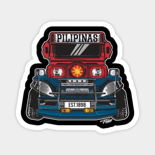 Classic Filipino Jeepney Pinoy Heritage Magnet