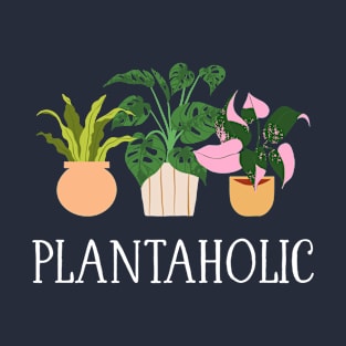 Plantaholic Houseplants (White) T-Shirt