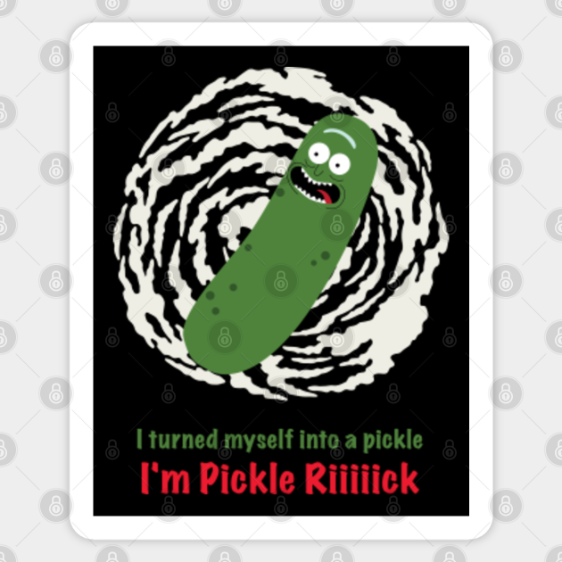 Im Pickle Rick Png Rick And Morty I M Pickle Rick Rick Sanchez Rick And Morty Sticker Teepublic rick and morty i m pickle rick rick sanchez