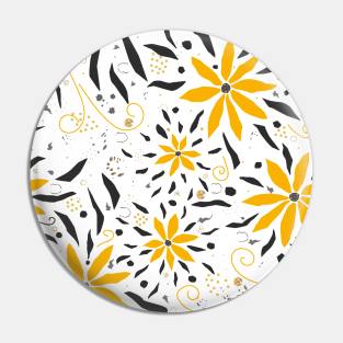 Floral Pattern Pin