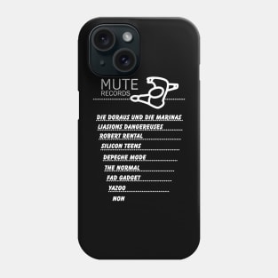 Mute Records Bands Phone Case