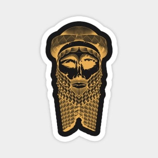 Sargon Of Akkad Gold Magnet