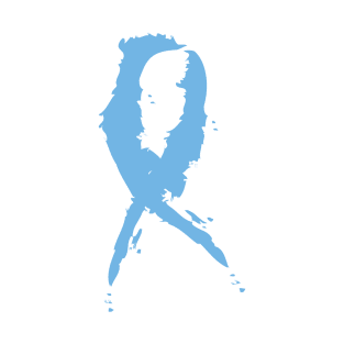 Light Blue Awareness Ribbon T-Shirt