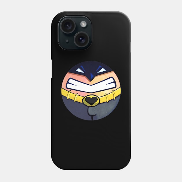 Mr. H3ro's Black Heart Phone Case by inshapeuniverse