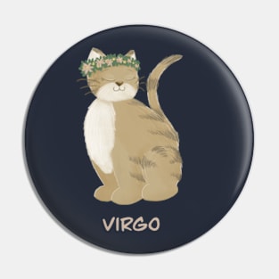 Virgo cat zodiac sign Pin