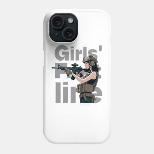 Girls' Frontline Tactical Chic Tee: Where Strength Meets Style Phone Case