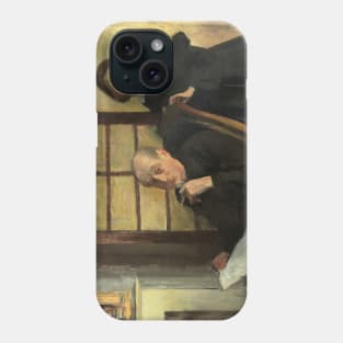 Henri Degas and His Niece Lucie Degas by Edgar Degas Phone Case