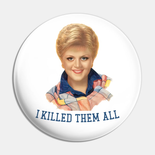 Murder She Wrote / 80s Retro TV Design / I killed them all! Pin by DankFutura