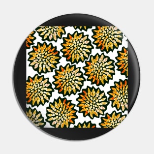 Floral Firework Dandilions - Digitally Illustrated Abstract Flower Pattern for Home Decor, Clothing Fabric, Curtains, Bedding, Pillows, Upholstery, Phone Cases and Stationary Pin