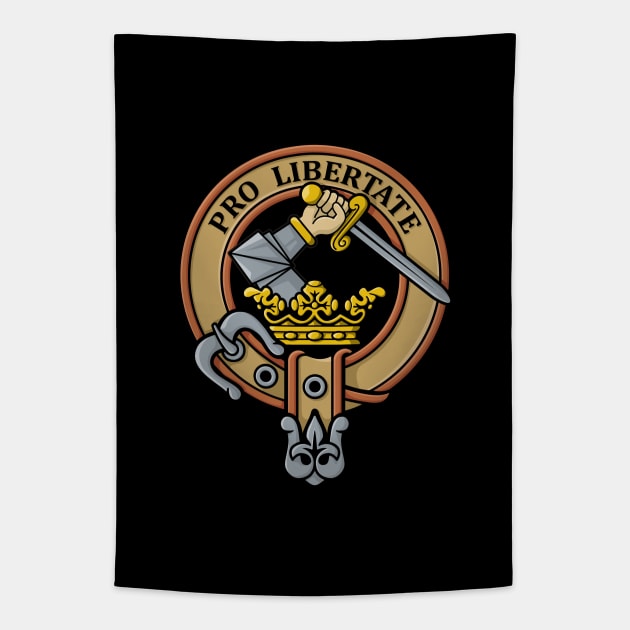 Clan Wallace Crest Tapestry by sifis