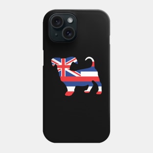 Chiweenie Dog Lover Hawaii Flag Phone Case